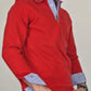 Men's Winter Polo Shirt in Cotton - Red